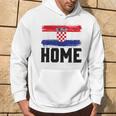 Home Kroatienintage Distressed Weltreisender Kapuzenpullover Lebensstil