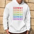 Howdy Gay Pride Flag Nashville For Lgbtq Tennessee Queer Hoodie Lifestyle