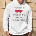 Ich Liebe Dich Willst Du Mich Marrieat Hoodie Lebensstil