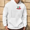 Italienische Flagge Buchstabe I Und A Italien Italia Rot Kapuzenpullover Lebensstil