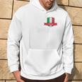 Italienische Flagge Buchstabe I UndItalien Italia Kapuzenpullover Lebensstil