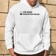 Joe Biden Vs Convicted Felon Humorous Patriot Statement Hoodie Lifestyle