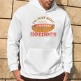 Im Just Here For The Hot Dogs Foodie Weiner Hot Dog Hoodie Lifestyle
