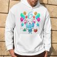 Kinder Geburtstags 6 Jahre Monster Geburtstag Hoodie Lebensstil