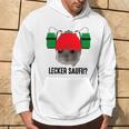 Lecker Saufii Bierchen X Sad Hamster Meme Bier Bierhelm Kapuzenpullover Lebensstil