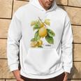 Lemon Fruit Citrus Botanical Cottagecore Aesthetic Gardening Hoodie Lifestyle