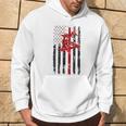 Lineman American Flag Electric Cable Lineworker Hoodie Lifestyle