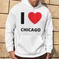 I Love Chicago Heart Illinois Love Fan Apparel Hoodie Lifestyle