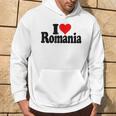 I Love Heart Rumänien Rumänische Kultur Hoodie Lebensstil