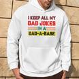 Lustige Papa-Witze In Dad-A-Base-Vintage Zumatertag Heilig Raglan Kapuzenpullover Lebensstil