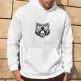 Lustiger Papa Bär Spruch Dont Mess With Papa Bear Father's Day Raglan Kapuzenpullover Lebensstil