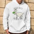 Meine Wiese Hau Ab Du Sack Bauer Landwirt Goat Sheep Hoodie Lebensstil