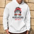 Messy Bun Medical Records Off Duty Sunglasses Beach Sunset Hoodie Lifestyle