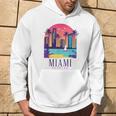 Miami Floridaintage Retro Usa America Souvenir Kapuzenpullover Lebensstil