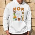 Mom Of The Wild And Three 3 Birthday Zoo Theme Safari Jungle Hoodie Lifestyle