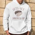 Oyster Let's Get Shucked Up Oyster Shucking Oyster Hoodie Lifestyle