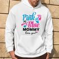 Pink Or Blue Mommy Loves You Gender Reveal Baby Announcement Hoodie Lifestyle