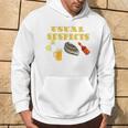 Raw Oysters Eating Oyster Party Usual Suspects Saying Hoodie Lifestyle