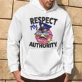 Respect My Authority Cop With Sunglasses Donut Hoodie Lifestyle