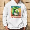 Retro Papasaurusatertag Bester Papa T-Rex Papa Dinosaur Raglan Kapuzenpullover Lebensstil