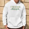 Retro I Pinch Back Aesthetic Injector St Pattys Day Botox Hoodie Lifestyle