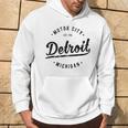 Retro Vintage Detroit Mi Souvenir Motor City Classic Detroit Hoodie Lebensstil