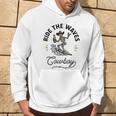 Ride The Waves Cowboy Beach Cowboy Skeleton Hoodie Lifestyle