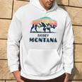 Scobey Montana Vintage Hiking Bison Nature Hoodie Lifestyle