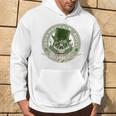 Shamrock And Roll Rock And Roll Saint Patrick's Day Skull Hoodie Lifestyle