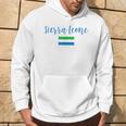 Sierra Leone Sierra Leone Flag Vintage Hoodie Lifestyle