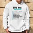 Stag Do Group Challenge Checklist Dares Game Hoodie Lifestyle