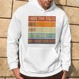 I Have Two Titles Dad And Step-Dad Fathers Day Stepdad Hoodie Lifestyle