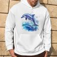 Underwater World With Dolphin Kapuzenpullover Lebensstil