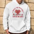 Valentines Day I Teach The Sweetest Little Hearts Teachers Hoodie Lifestyle