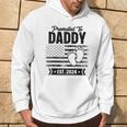 Vatertag Erstes Mal Papa 2024 Promoted To Daddy Est 2024 Raglan Kapuzenpullover Lebensstil