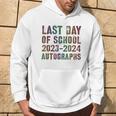 Vintage Last Day Of School 2024 Autographs Signature Sign My Hoodie Lifestyle