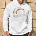 Vintage Philadelphia Philly Cityscape Baseball Skyline Old Hoodie Lifestyle