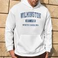 Wilmington North Carolina Nc Vintage Athletic Sports Hoodie Lifestyle