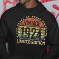 100 Year Old Vintage 1924 Limited Edition 100 Birthday Hoodie Personalized Gifts