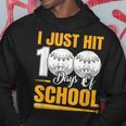 100Th Day Of School 100 Days Smarter Boys Girls Baseball Hoodie Unique Gifts