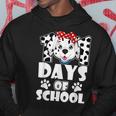 101 Days Of School Dalmatian Dog 100 Days Smarter Teachers Hoodie Unique Gifts