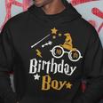10Th Birthday Boy Wizard Magic Bday To Celebrate Wizards Hoodie Funny Gifts