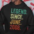 16 Years Old Legend Since June 2008 16Th Birthday Hoodie Personalized Gifts