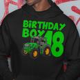 18E Anniversaire Garçon Tracteur Ferme 18 Ans Sweat à capuche Cadeaux drôles