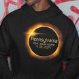 2024 Solar Eclipse Pennsylvania Usa Totality Hoodie Unique Gifts