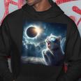 2024 Total Solar Eclipse Cat Wearing Glasses Totality Cat Hoodie Unique Gifts