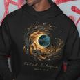 2024 Total Solar Eclipse Chaser Fan Watching April 8 Hoodie Funny Gifts