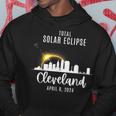 2024 Total Solar Skyline Eclipse In Cleveland Ohio April 8 Hoodie Unique Gifts