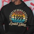 25 Years Of Being Awesome Vintage 1999 Bday 25Th Birthday Hoodie Unique Gifts