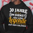 30 Jahre Im Dienst Legend Auf Dem Geränste Service Anniversary Kapuzenpullover Lustige Geschenke